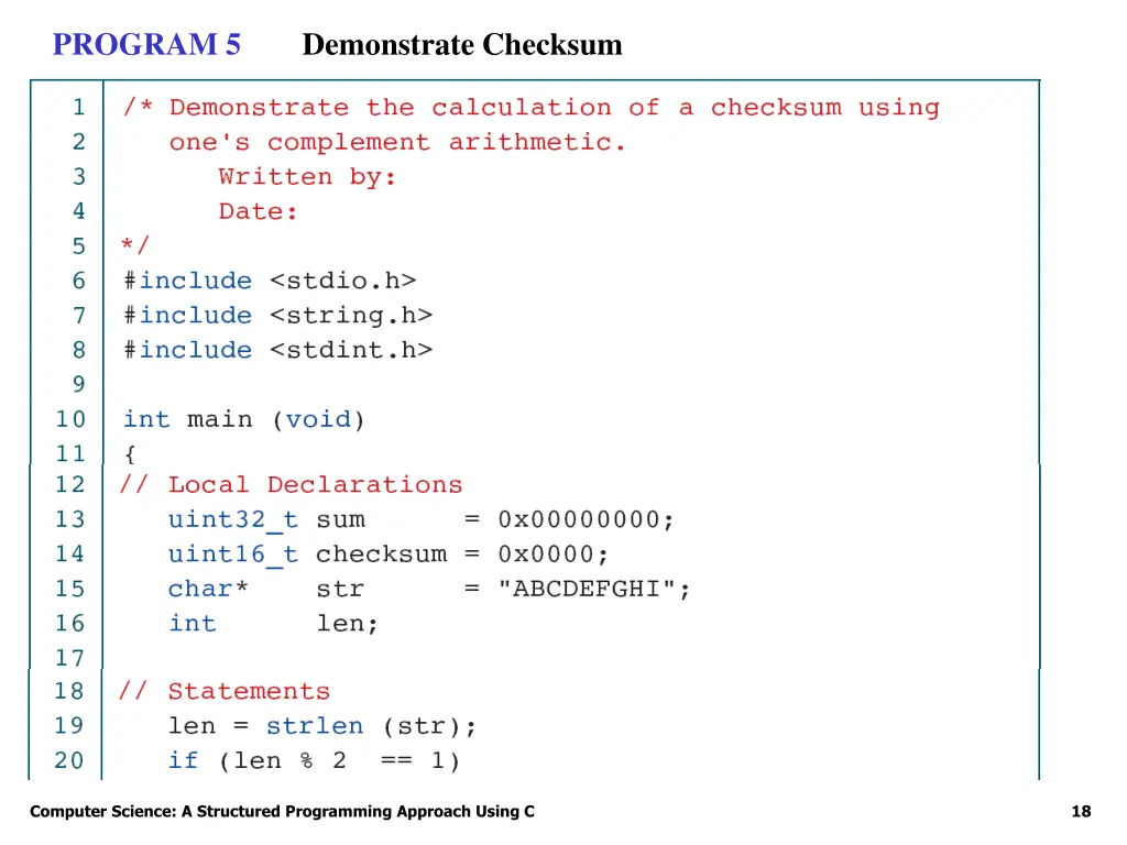 program 5