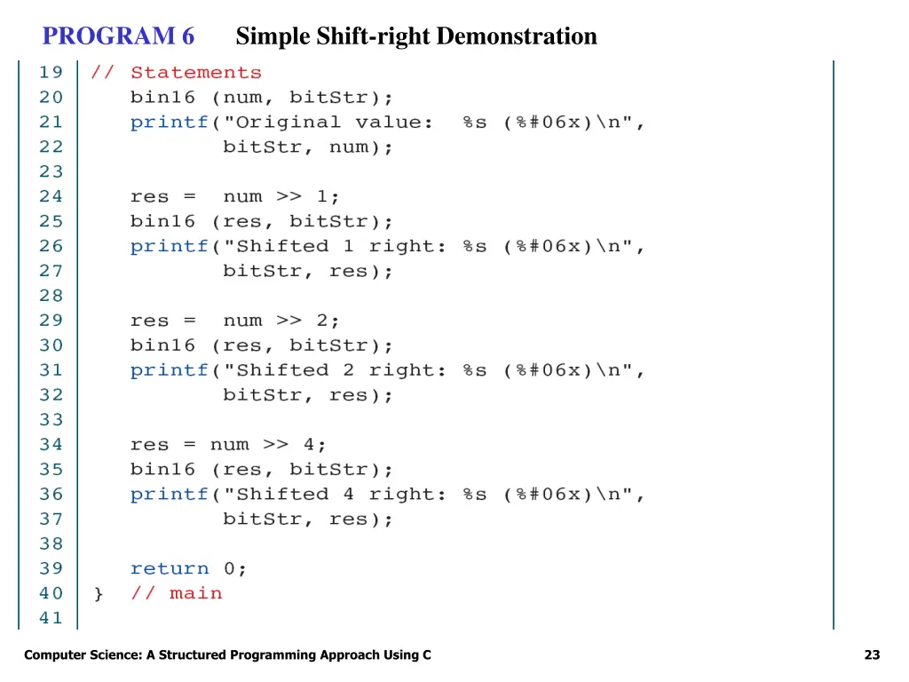 program 6 1