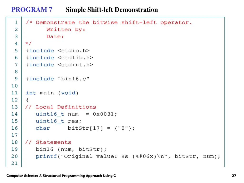 program 7
