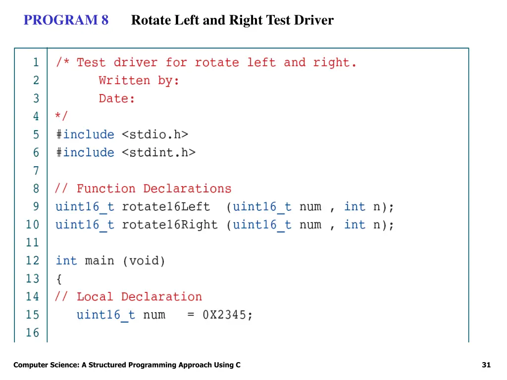 program 8