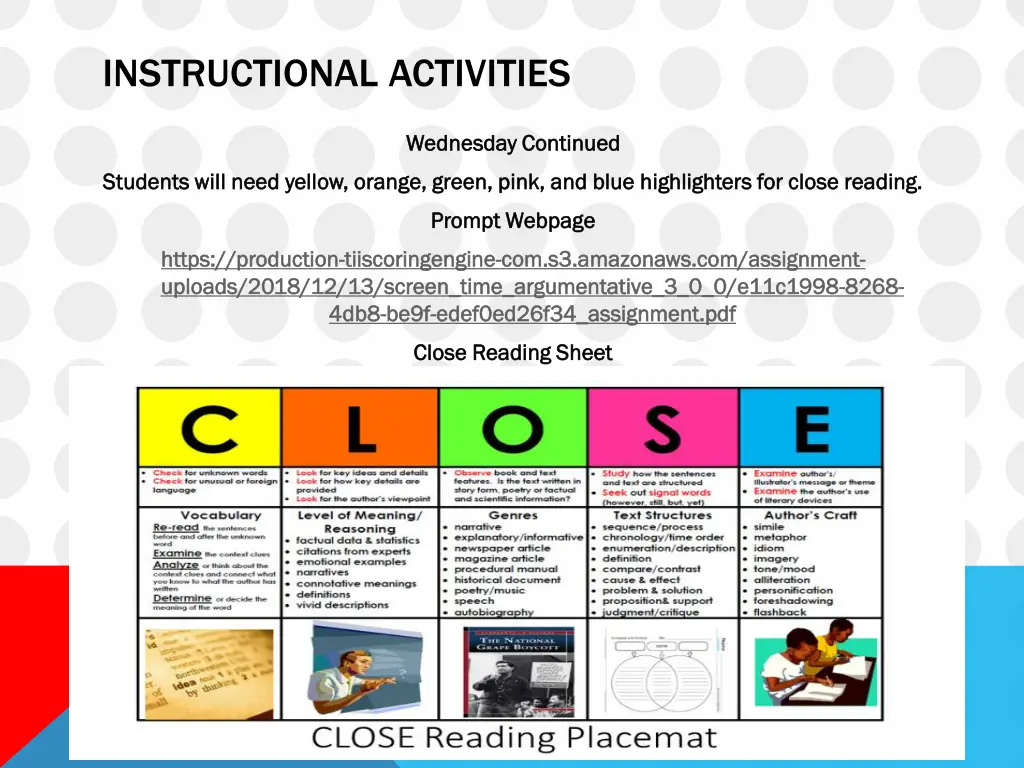 instructional activities 2