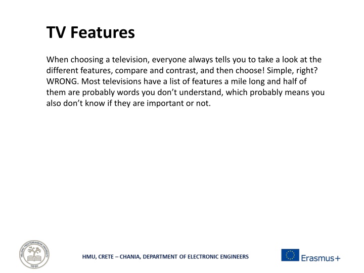 tv features