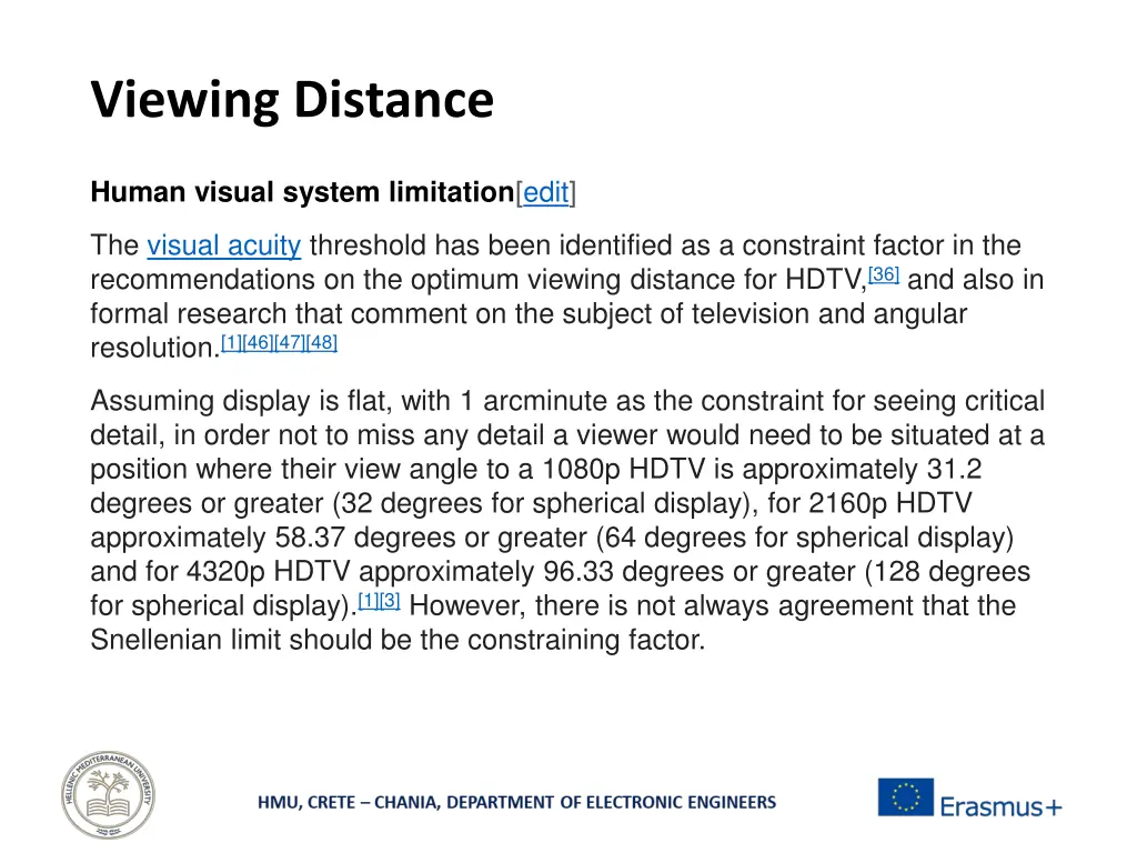 viewing distance 5