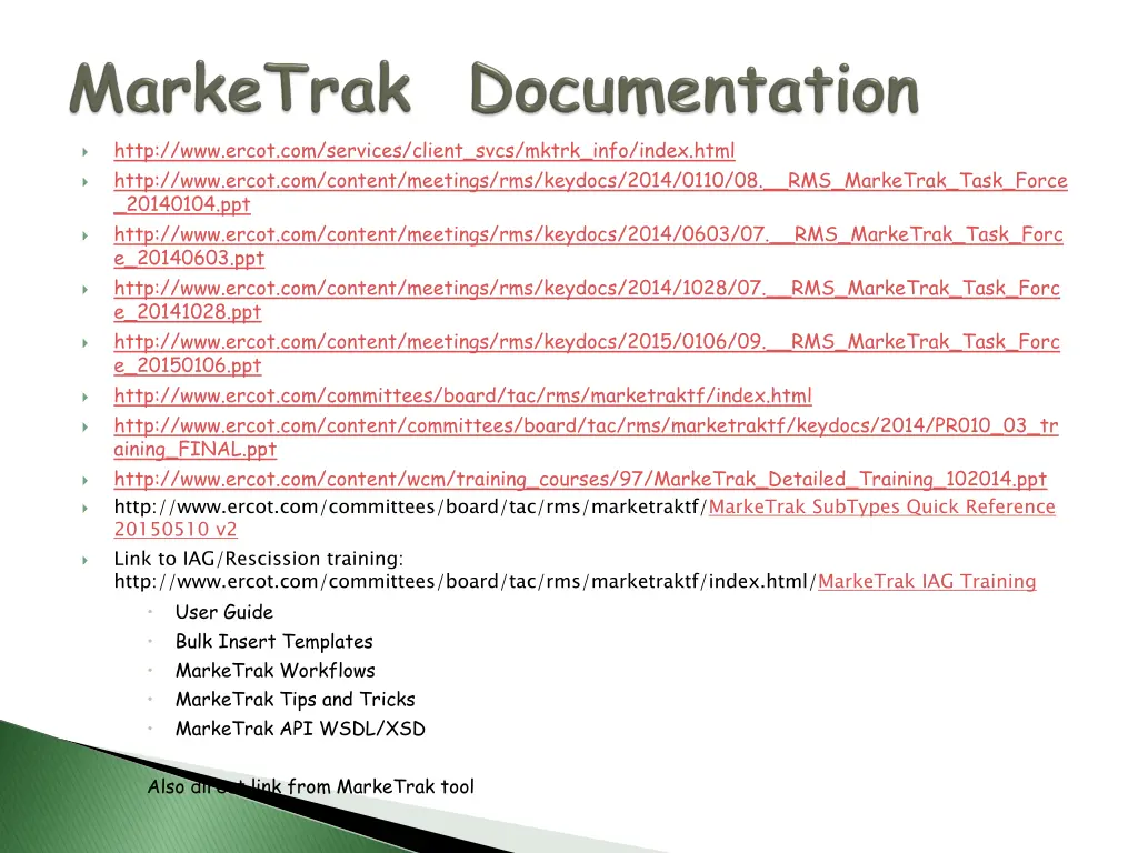 http www ercot com services client svcs mktrk