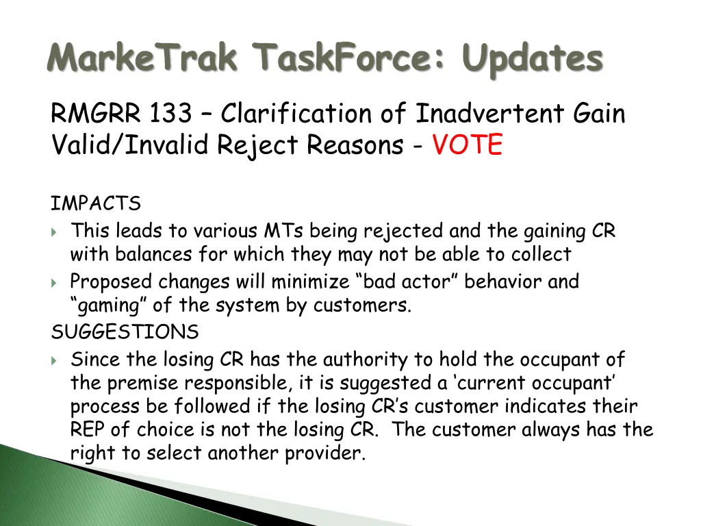 rmgrr 133 clarification of inadvertent gain valid 1