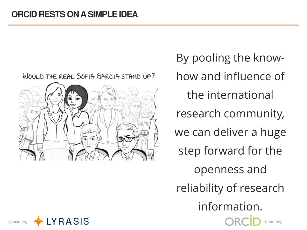orcid rests on a simple idea