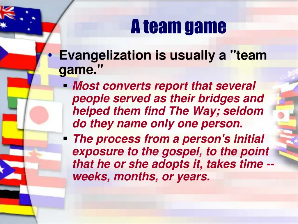 a team game