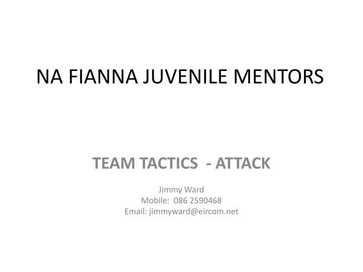 na fianna juvenile mentors