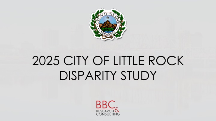 2025 city of little rock disparity study