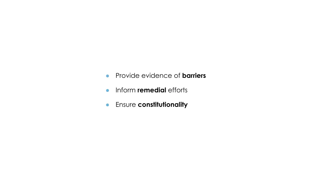 provide evidence of barriers