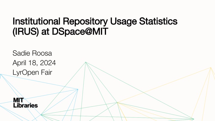 institutional repository usage statistics
