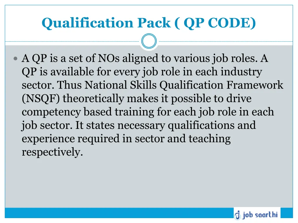 qualification pack qp code