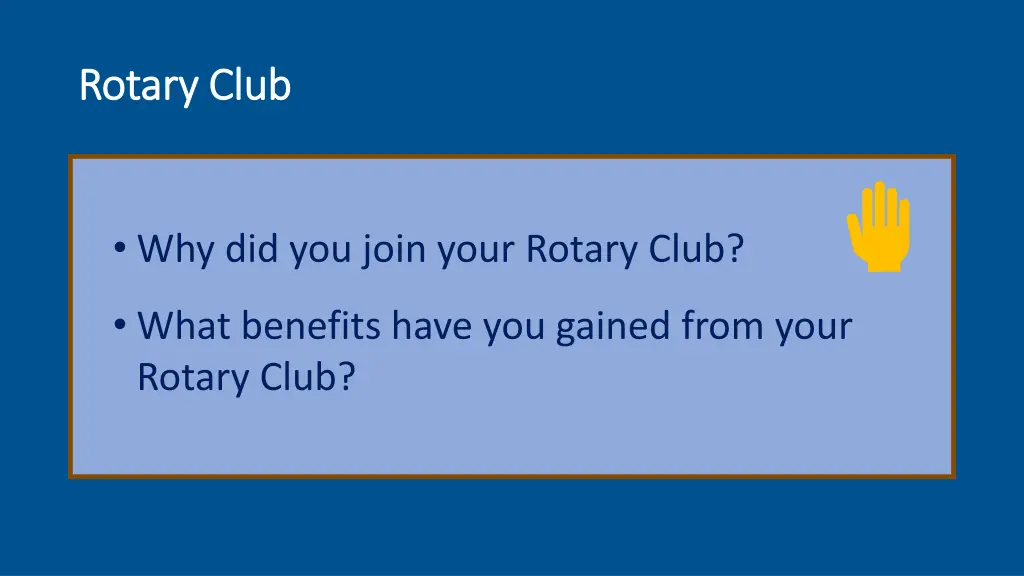 rotary club rotary club