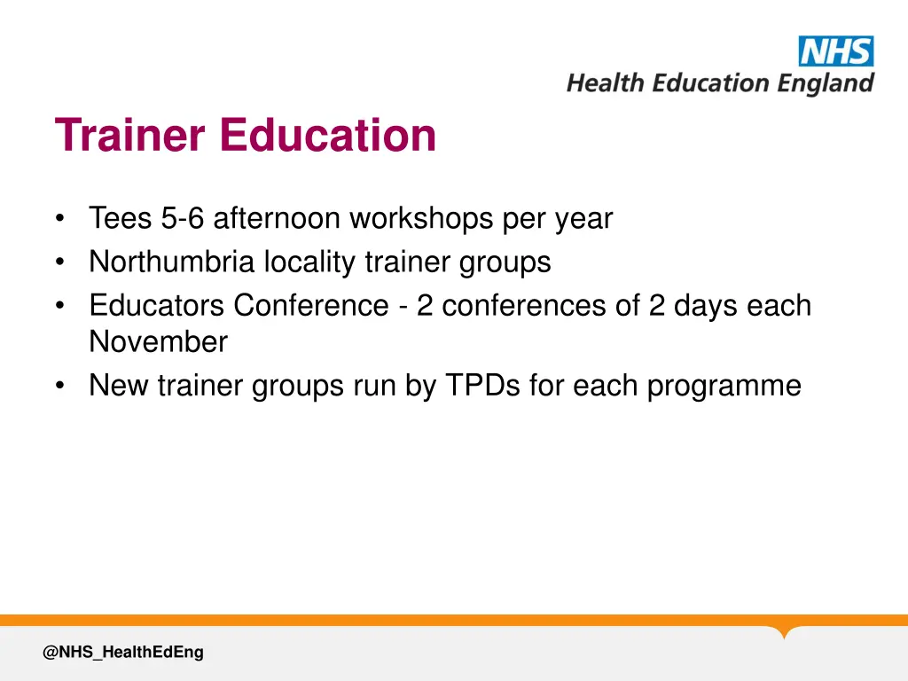 trainer education