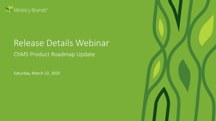 release details webinar chms product roadmap