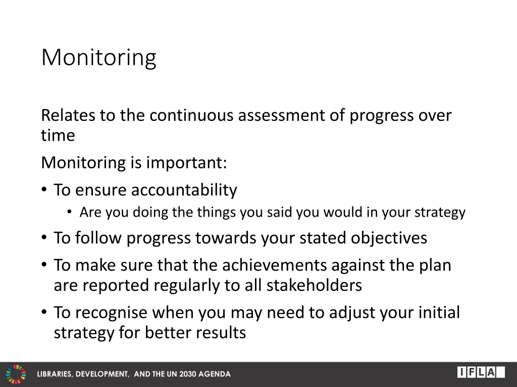 monitoring