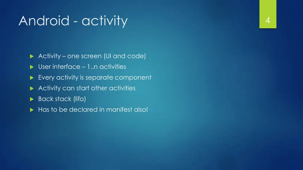 android activity