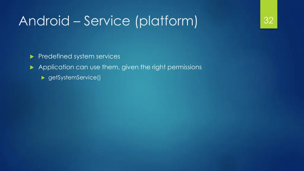 android service platform