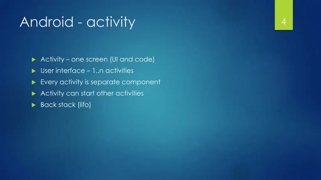 android activity