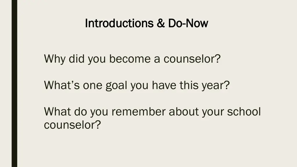 introductions do introductions do now