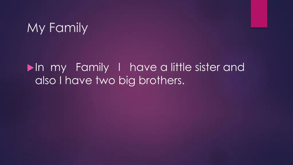 my family