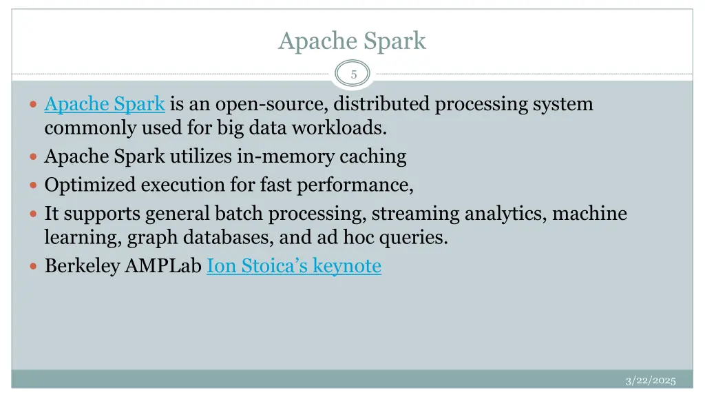 apache spark