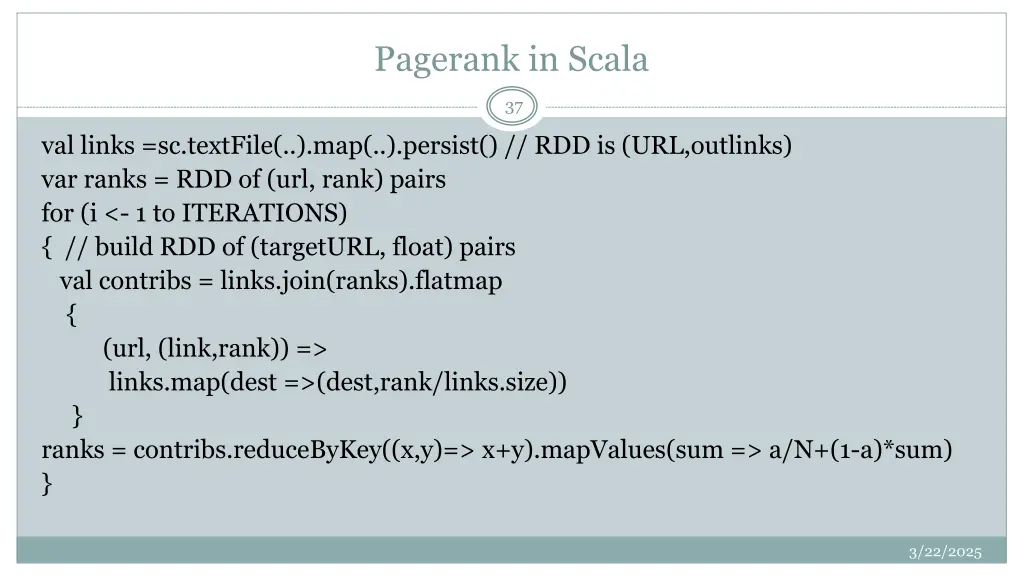 pagerank in scala