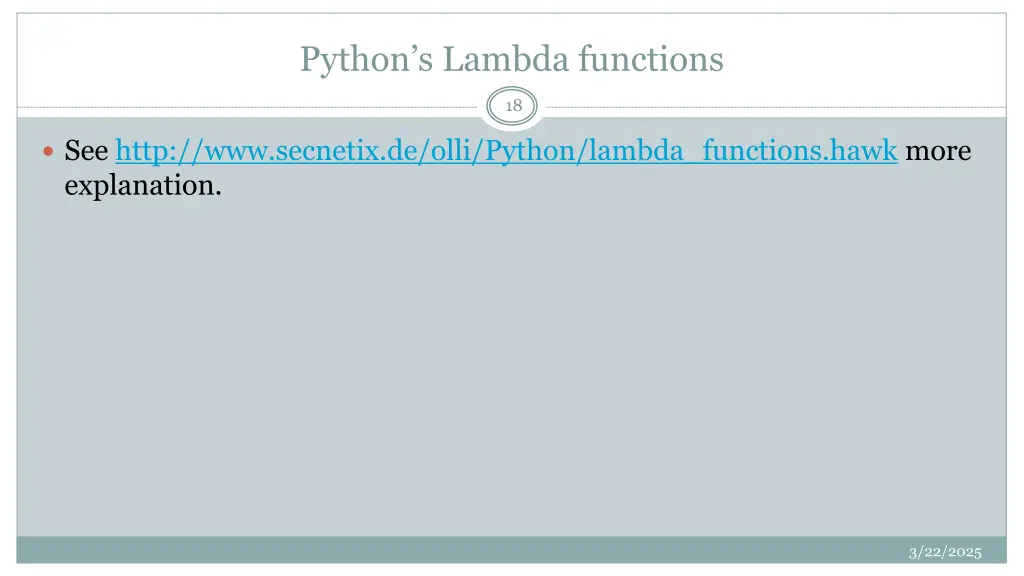 python s lambda functions