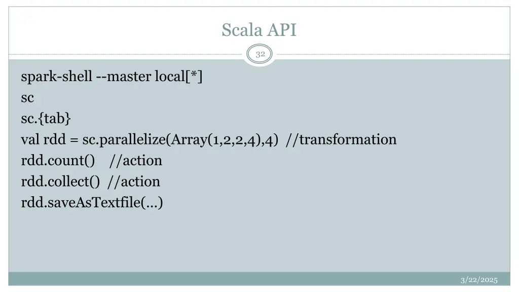scala api