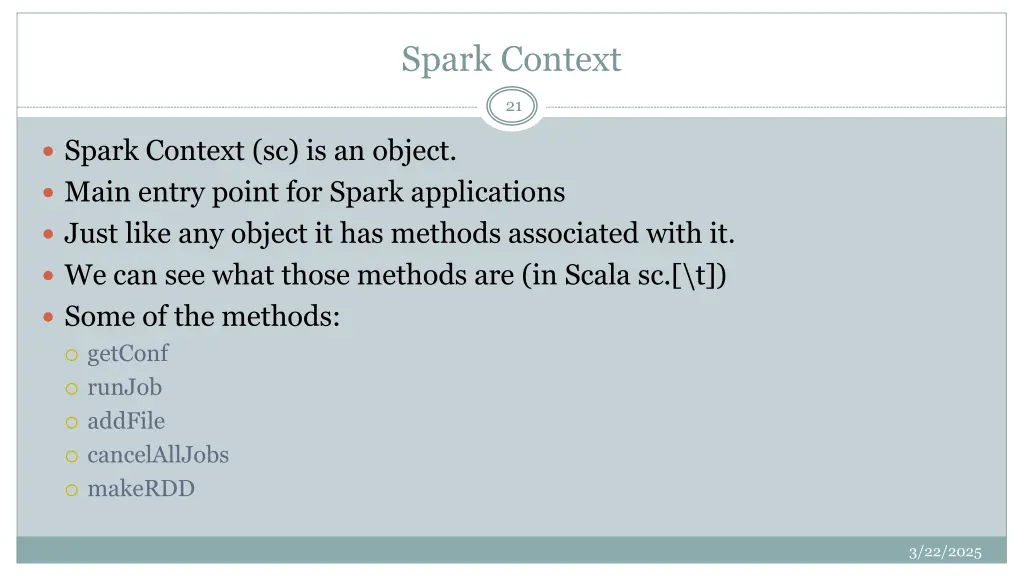 spark context