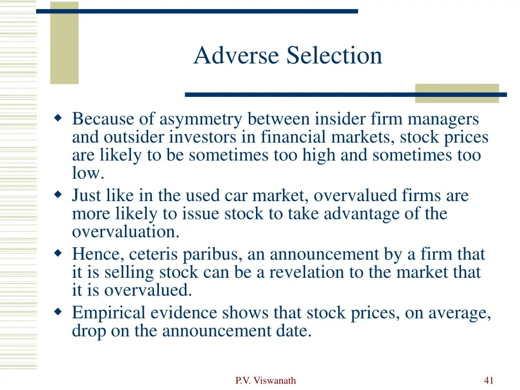 adverse selection 2