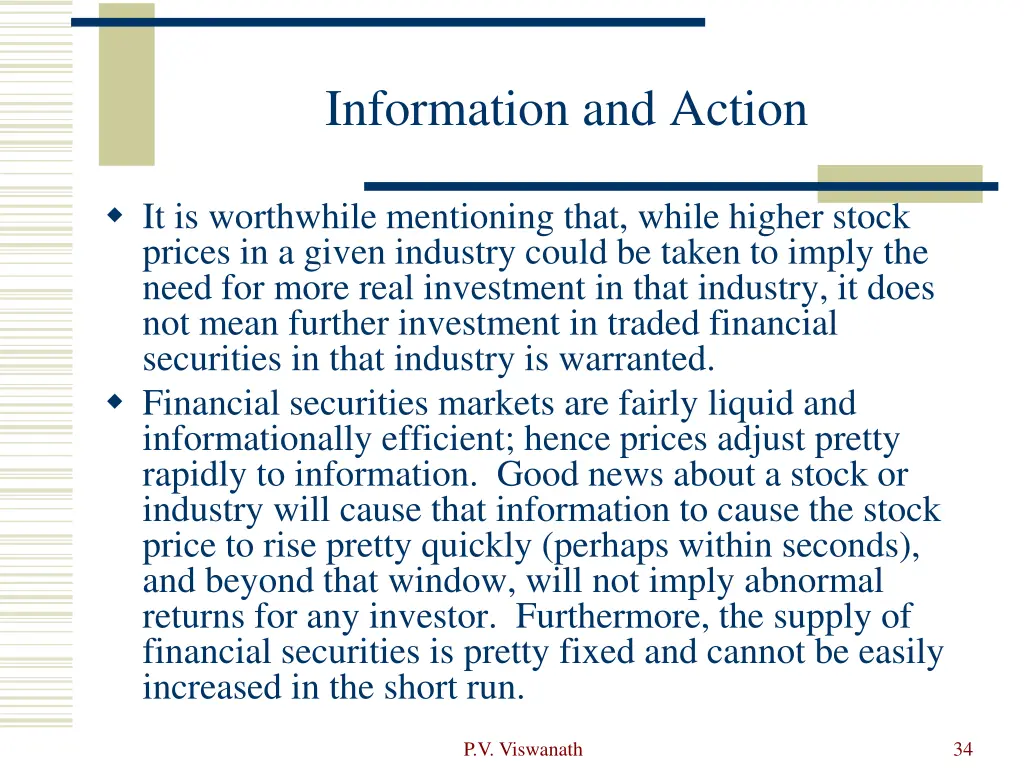 information and action