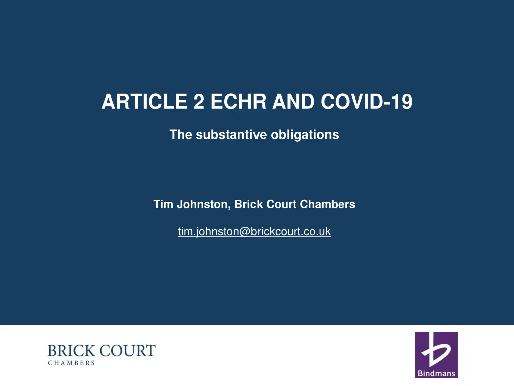 article 2 echr and covid 19 1