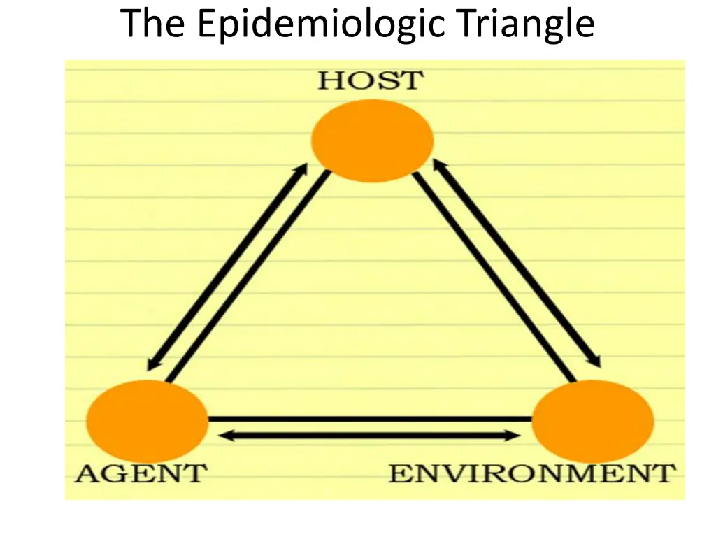 the epidemiologic triangle