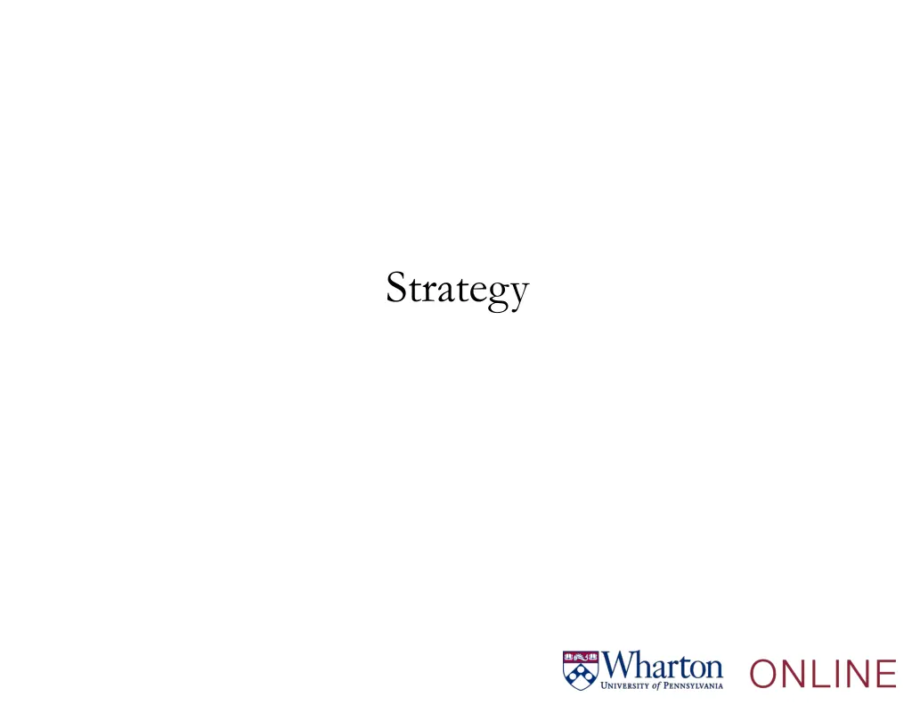 strategy