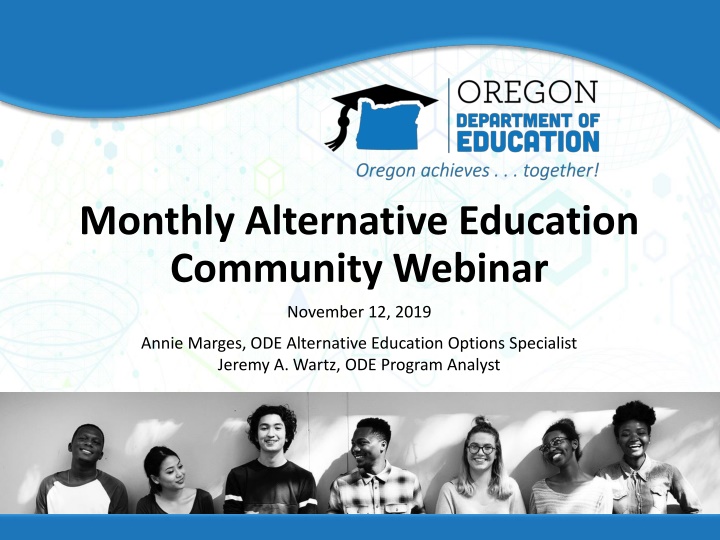 monthly alternative education community webinar
