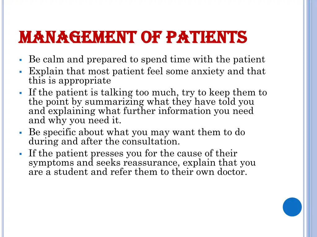 management of patients management of patients 1