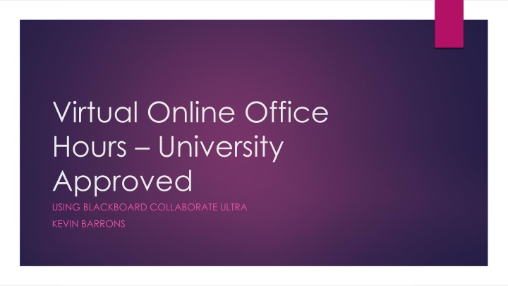 virtual online office hours university approved