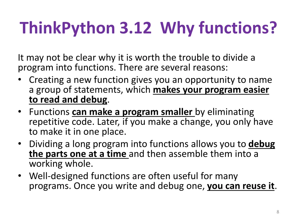 thinkpython 3 12 why functions