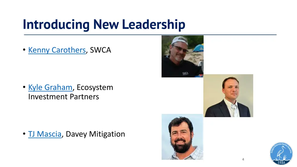 introducing new leadership