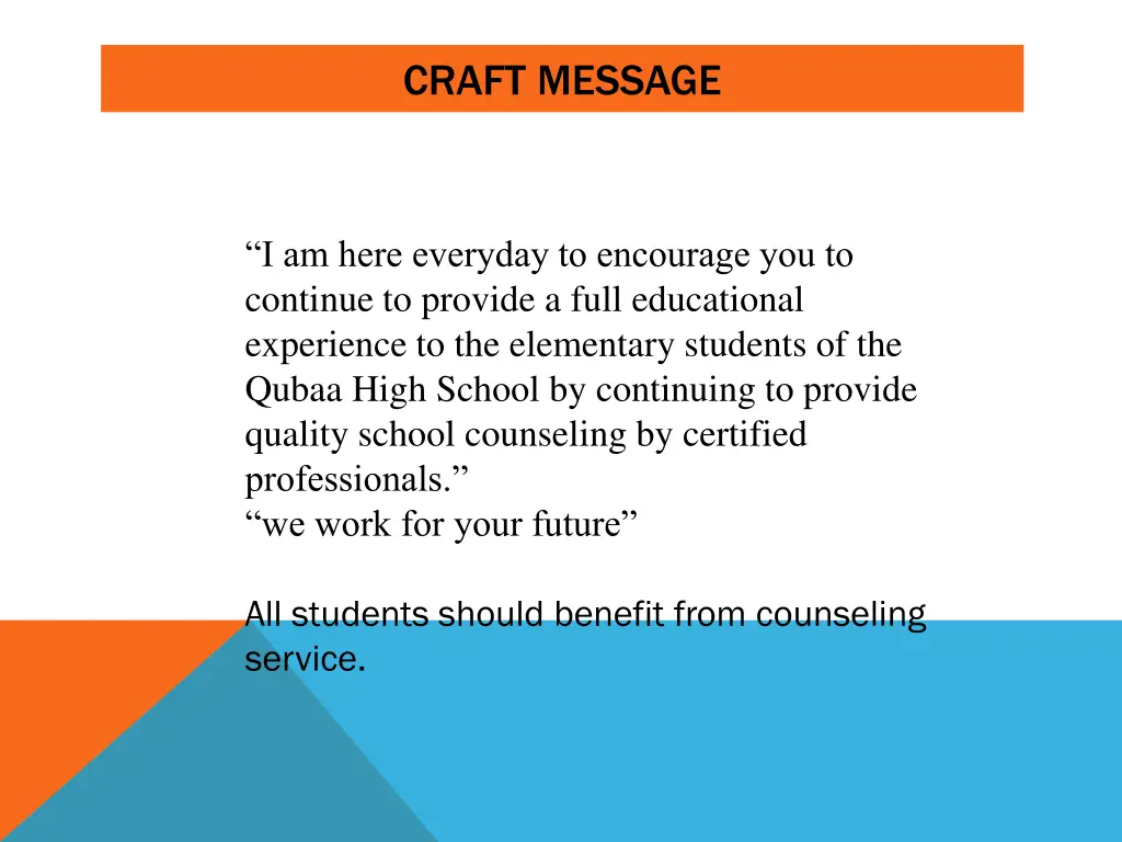 craft message