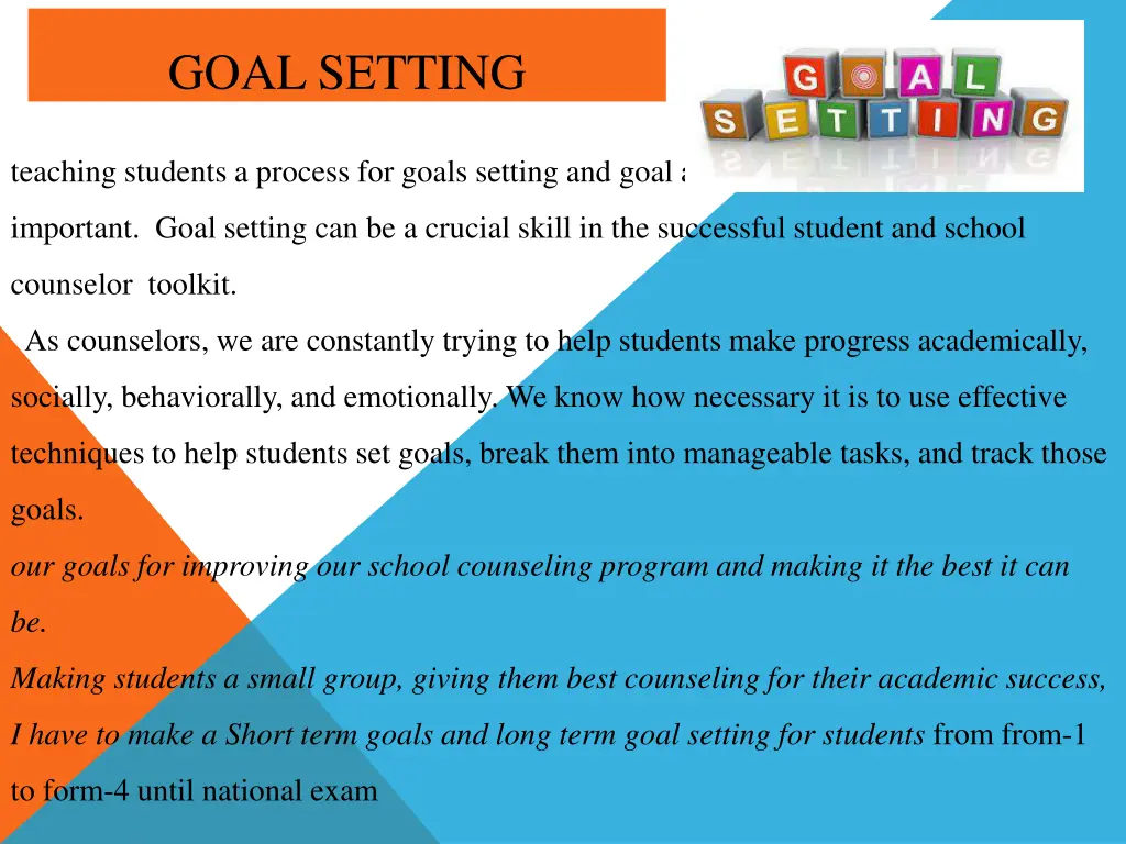 goal setting