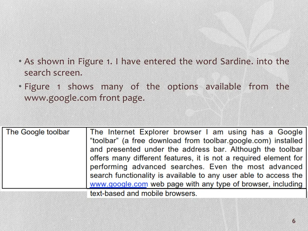 as shown in figure 1 i have entered the word