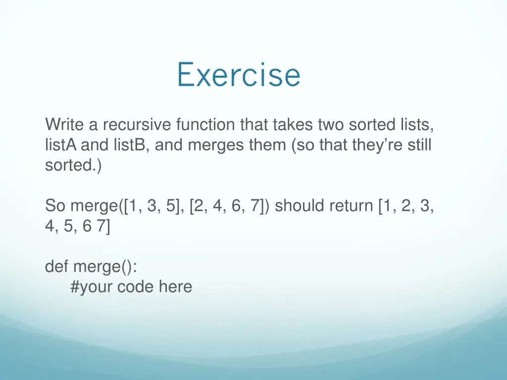 exercise 2