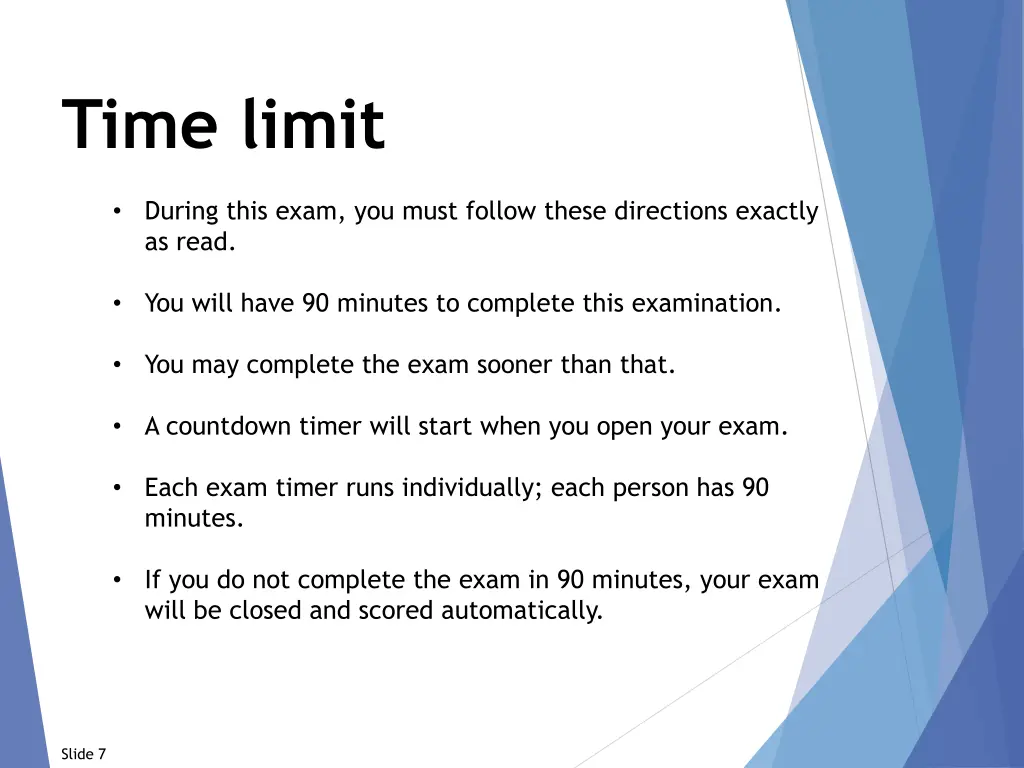 time limit
