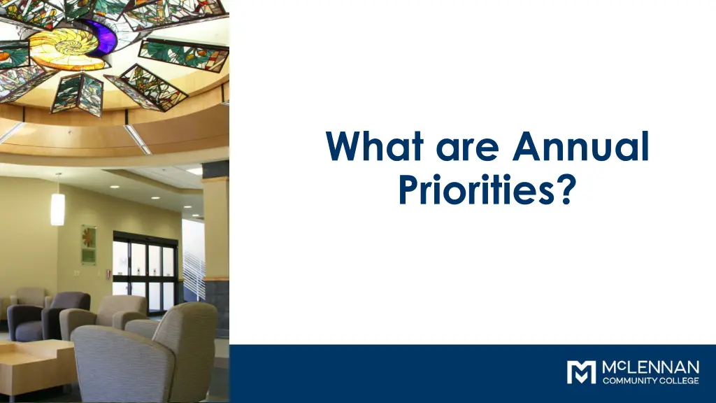 what are annual priorities