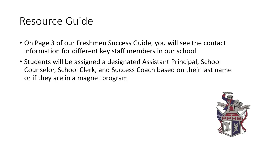 resource guide
