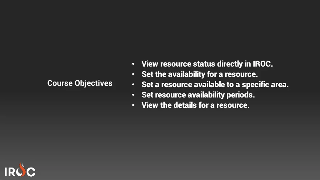 view resource status directly in iroc