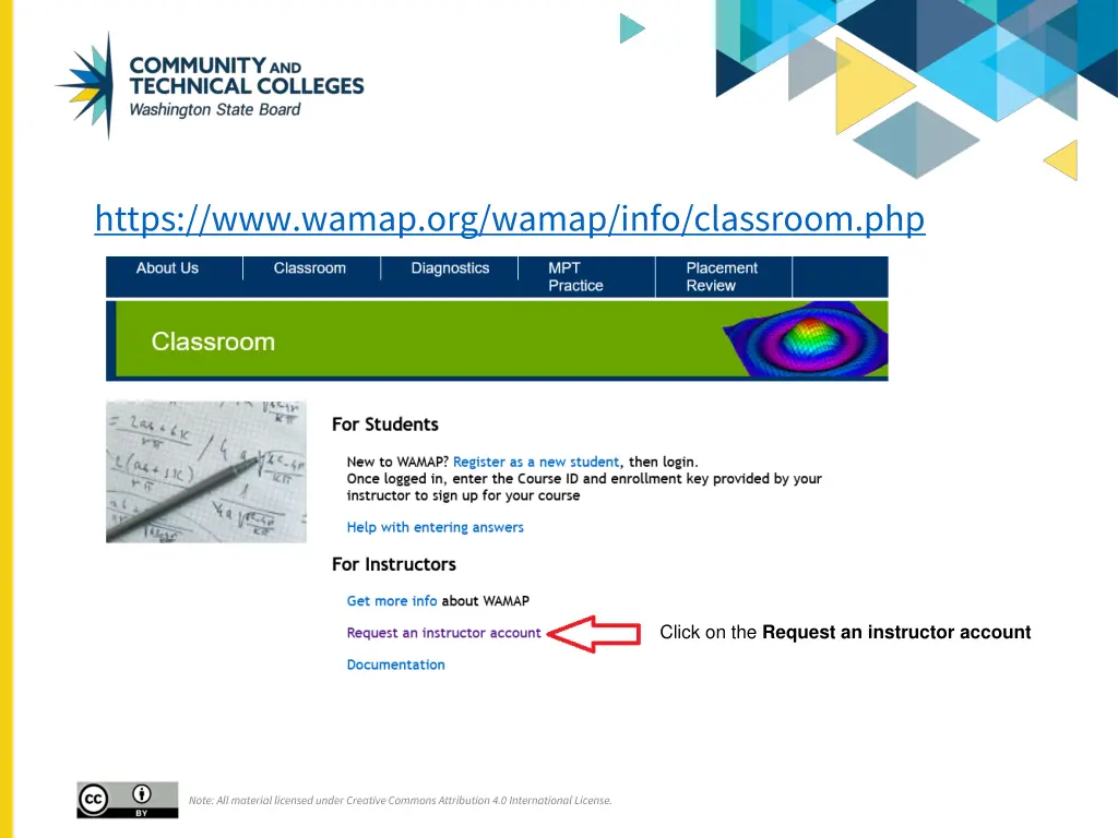 https www wamap org wamap info classroom php