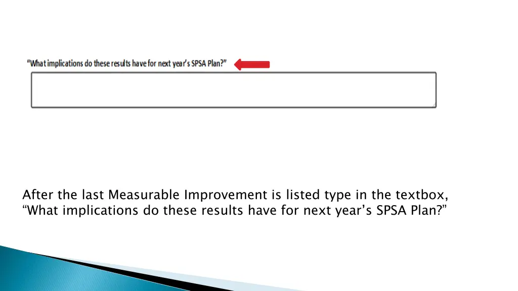 after the last measurable improvement is listed